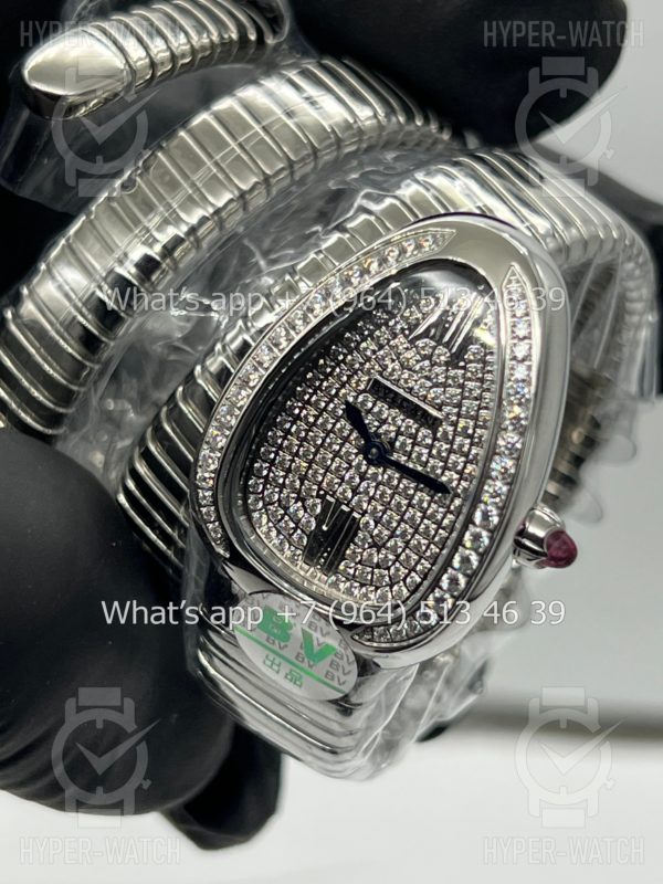 Фото 7 - Bvlgari Serpenti Tubogas 35mm Diamond