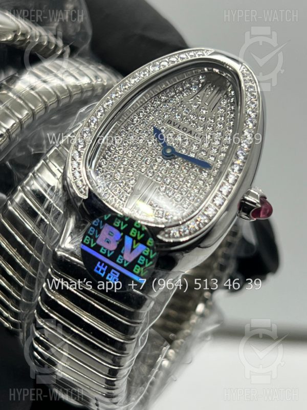 Фото 8 - Bvlgari Serpenti Tubogas 35mm Diamond