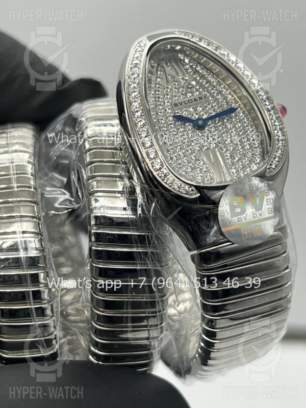 Фото 9 - Bvlgari Serpenti Tubogas 35mm Diamond