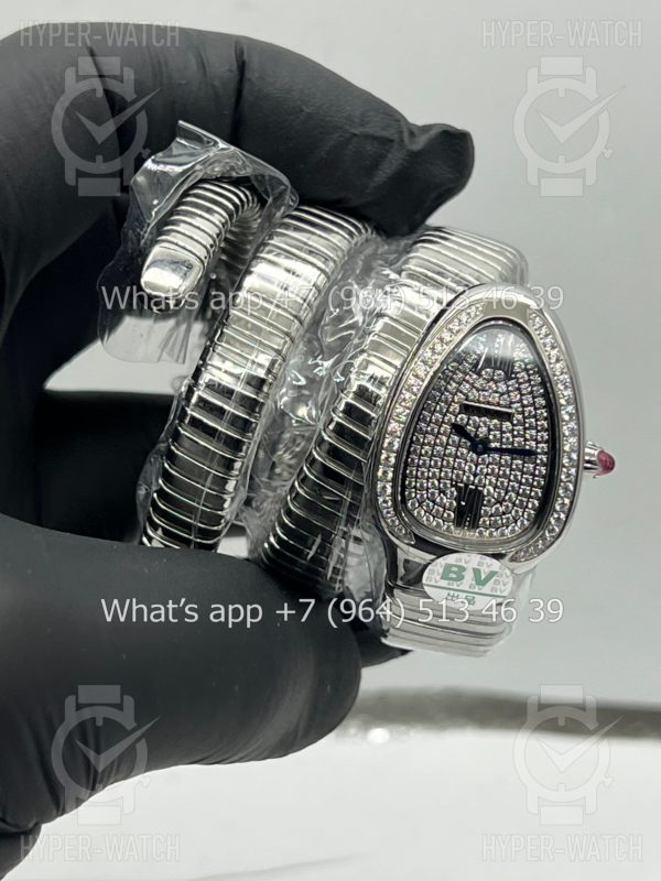 Фото 11 - Bvlgari Serpenti Tubogas 35mm Diamond
