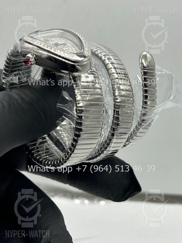 Фото 13 - Bvlgari Serpenti Tubogas 35mm Diamond