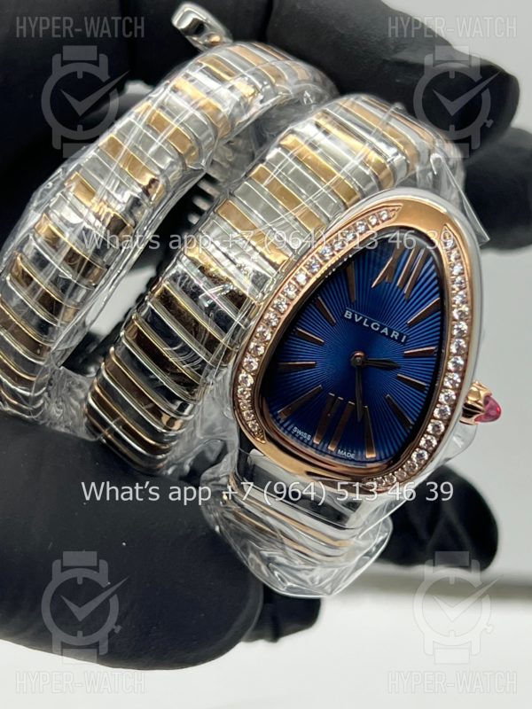 Товар Bvlgari Serpenti Tubogas 35mm Blue Rose Gold Фото 2 - Bvlgari Serpenti Tubogas 35mm Blue Rose Gold