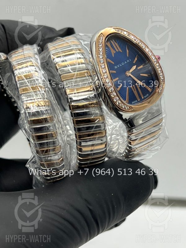 Товар Bvlgari Serpenti Tubogas 35mm Blue Rose Gold Фото 4 - Bvlgari Serpenti Tubogas 35mm Blue Rose Gold