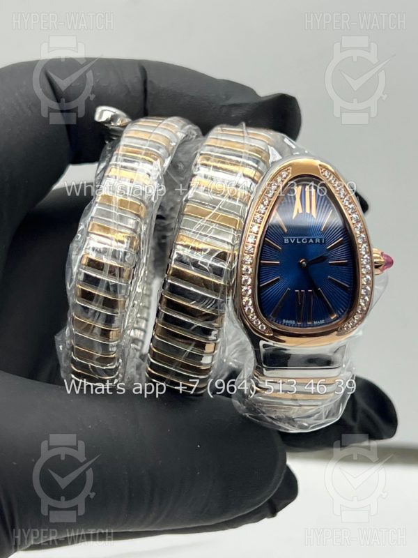 Товар Bvlgari Serpenti Tubogas 35mm Blue Rose Gold Фото 5 - Bvlgari Serpenti Tubogas 35mm Blue Rose Gold