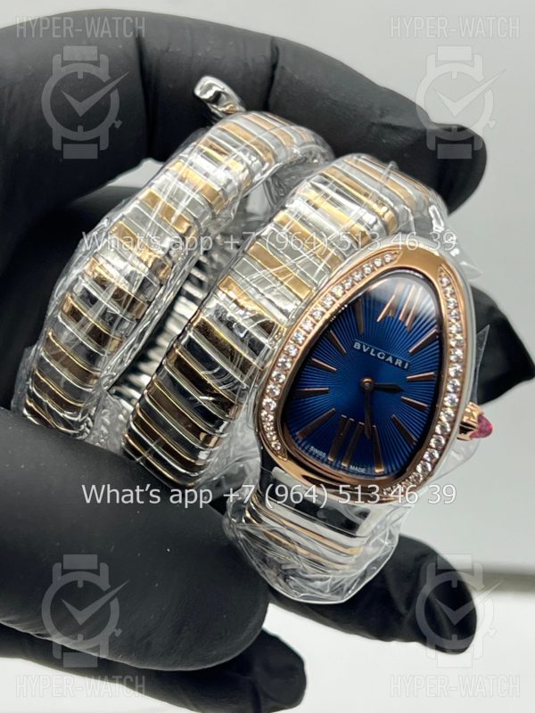 Товар Bvlgari Serpenti Tubogas 35mm Blue Rose Gold Фото 6 - Bvlgari Serpenti Tubogas 35mm Blue Rose Gold