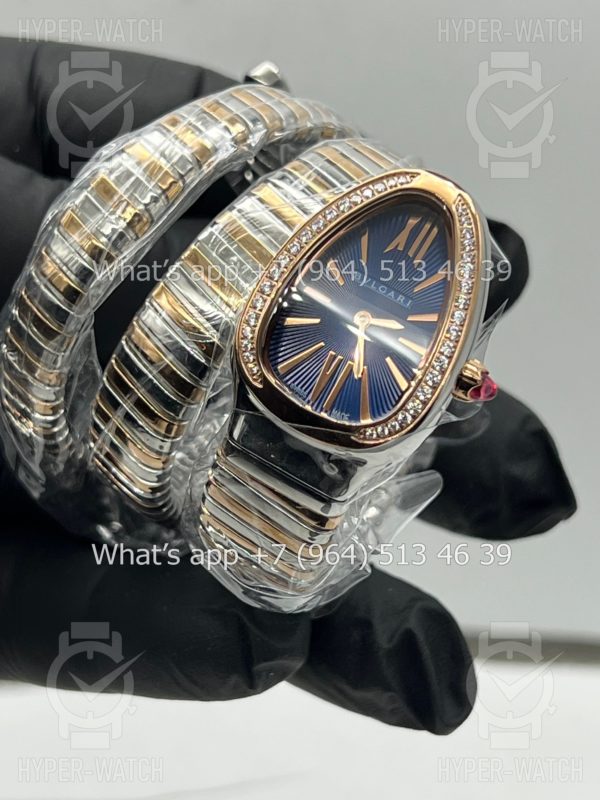 Товар Bvlgari Serpenti Tubogas 35mm Blue Rose Gold Фото 8 - Bvlgari Serpenti Tubogas 35mm Blue Rose Gold