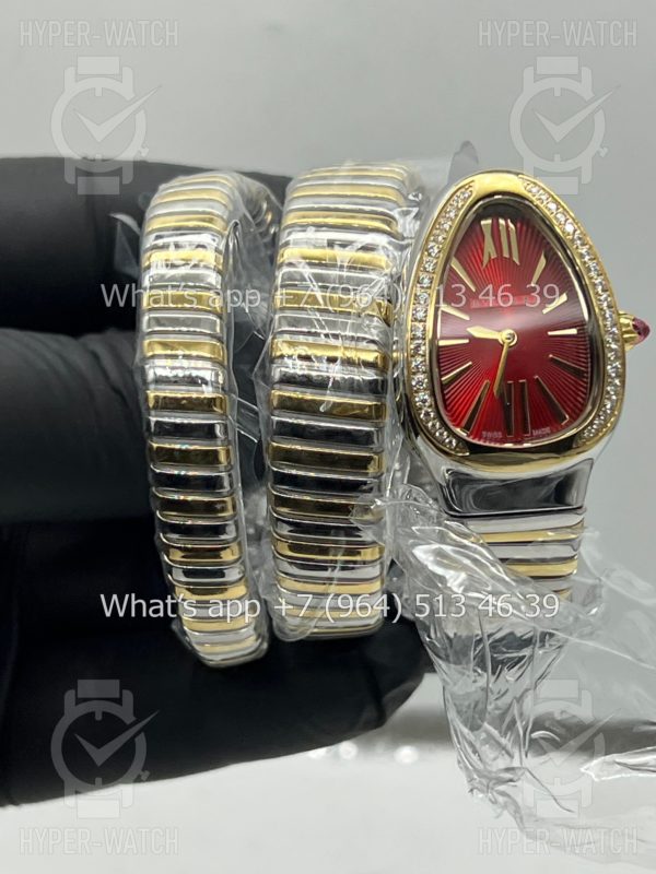 Фото 2 - Bvlgari Serpenti Tubogas 35mm Yellow Red