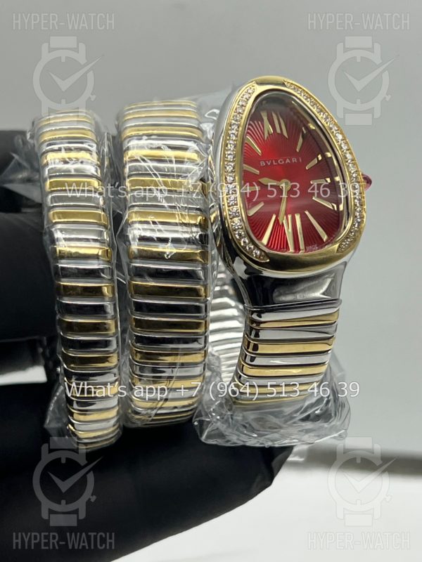 Фото 8 - Bvlgari Serpenti Tubogas 35mm Yellow Red