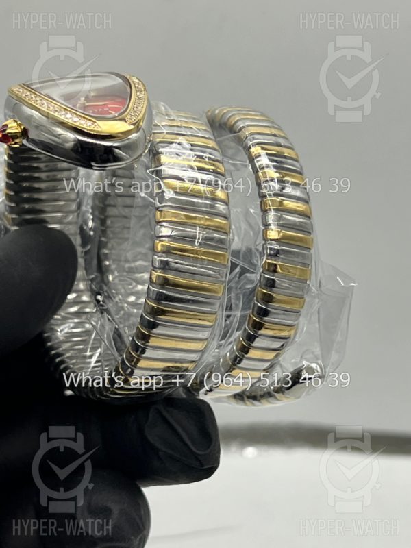 Фото 17 - Bvlgari Serpenti Tubogas 35mm Yellow Red