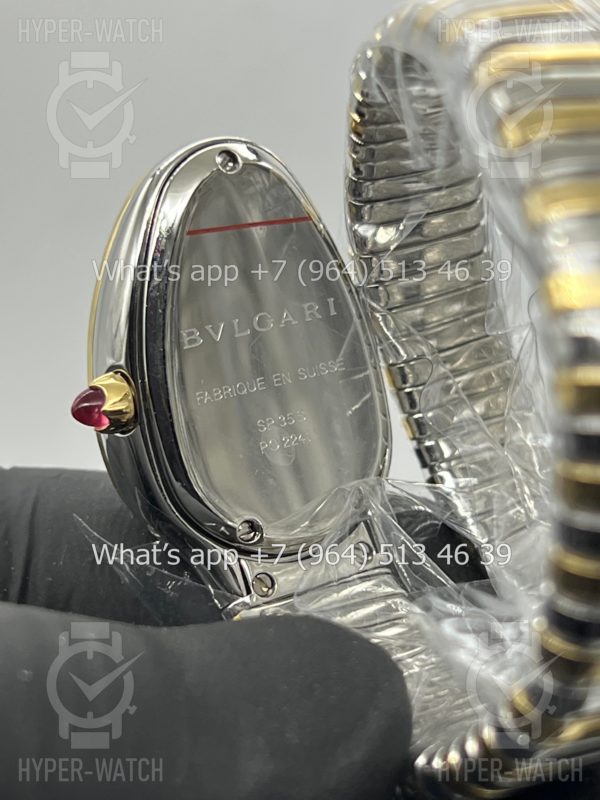 Фото 15 - Bvlgari Serpenti Tubogas 35mm Blue Yellow