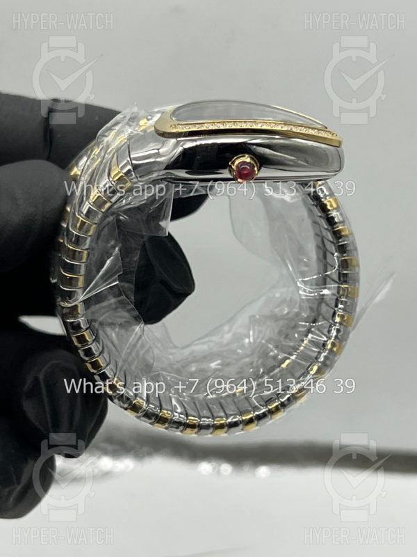 Фото 17 - Bvlgari Serpenti Tubogas 35mm Blue Yellow