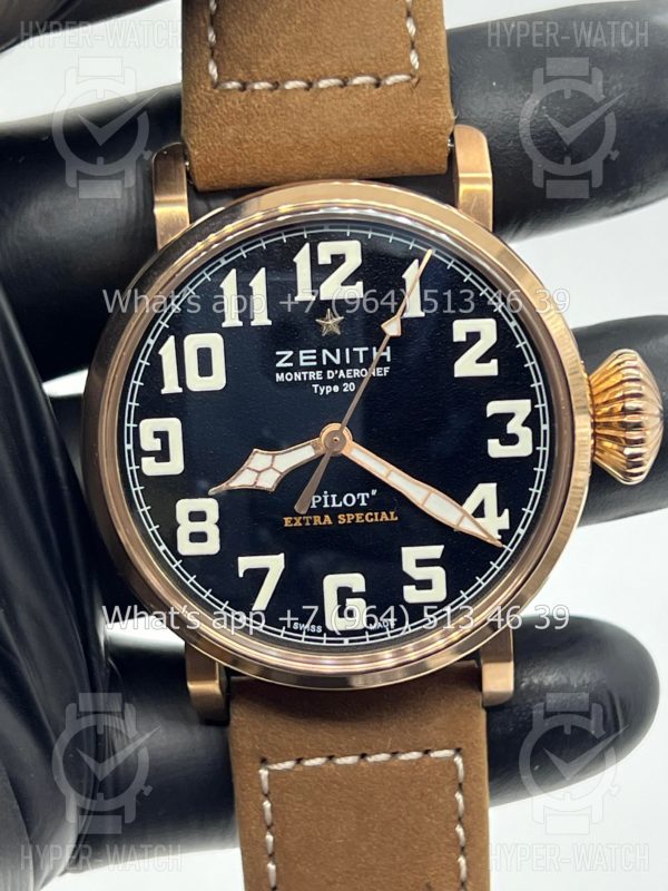 Товар Zenith Pilot Type 20 45mm Art 4216 Фото 6 - Zenith Pilot Type 20 45mm Art 4216