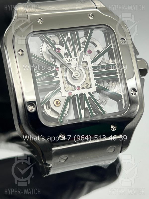 Товар Cartier Santos de Cartier Skeleton 40mm WHSA0028 Фото 3 - Cartier Santos de Cartier Skeleton 40mm WHSA0028