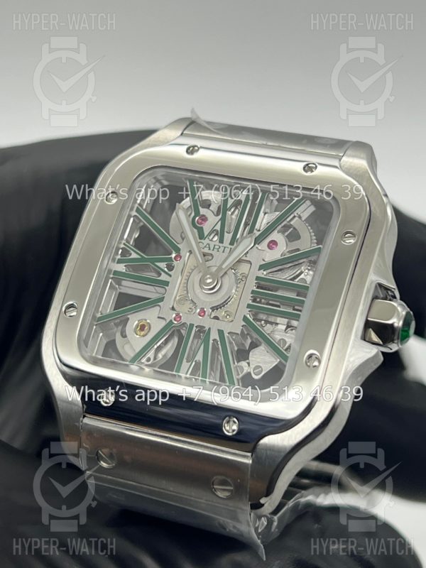 Товар Cartier Santos de Cartier Skeleton 40mm WHSA0028 Фото 7 - Cartier Santos de Cartier Skeleton 40mm WHSA0028
