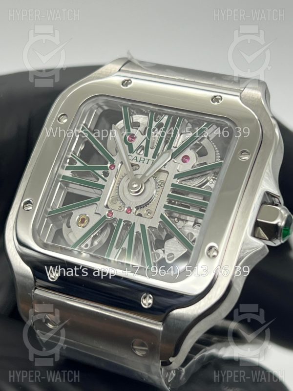 Товар Cartier Santos de Cartier Skeleton 40mm WHSA0028 Фото 8 - Cartier Santos de Cartier Skeleton 40mm WHSA0028