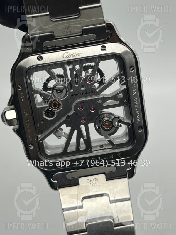 Товар Cartier Santos de Cartier Skeleton 40mm WHSA0028 Фото 17 - Cartier Santos de Cartier Skeleton 40mm WHSA0028