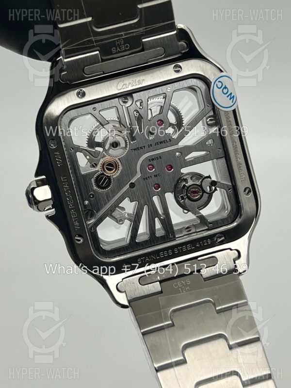 Товар Cartier Santos de Cartier Skeleton 40mm WHSA0026 Фото 19 - Cartier Santos de Cartier Skeleton 40mm WHSA0026