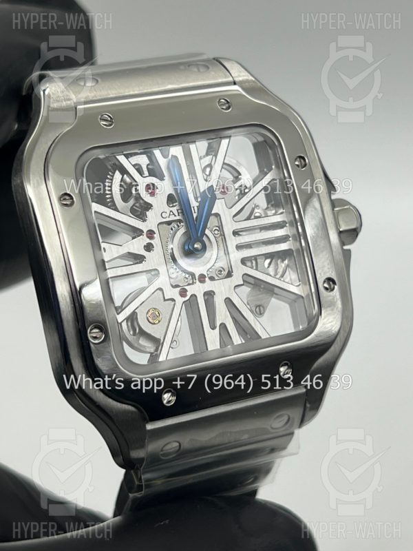 Фото 4 - Cartier Santos de Cartier Skeleton 40mm WHSA0015