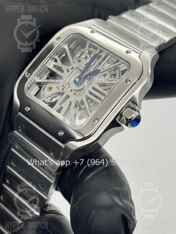 Фото 10 - Cartier Santos de Cartier Skeleton 40mm WHSA0015