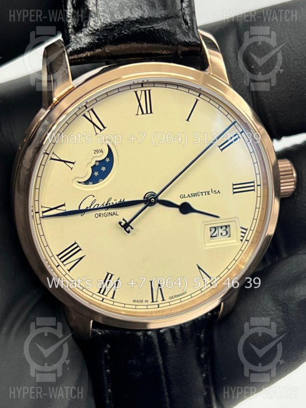 Фото 5 - Glashutte Senator Excellence Panorama Date Moonphase 100-04-32-15-04