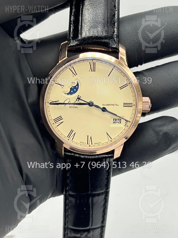 Фото 10 - Glashutte Senator Excellence Panorama Date Moonphase 100-04-32-15-04