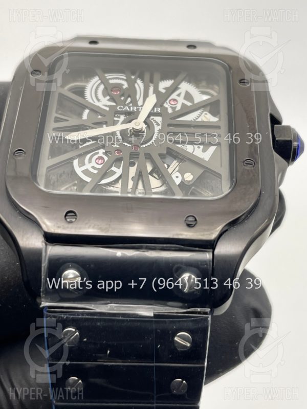 Товар Cartier Santos de Cartier Skeleton 40mm Black Фото 6 - Cartier Santos de Cartier Skeleton 40mm Black
