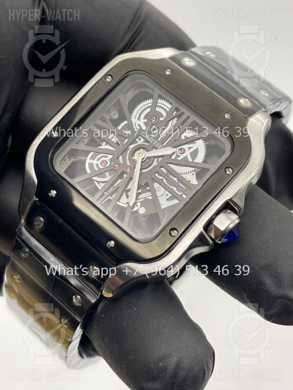Товар Cartier Santos de Cartier Skeleton 40mm Black Steel Фото 3 - Cartier Santos de Cartier Skeleton 40mm Black Steel