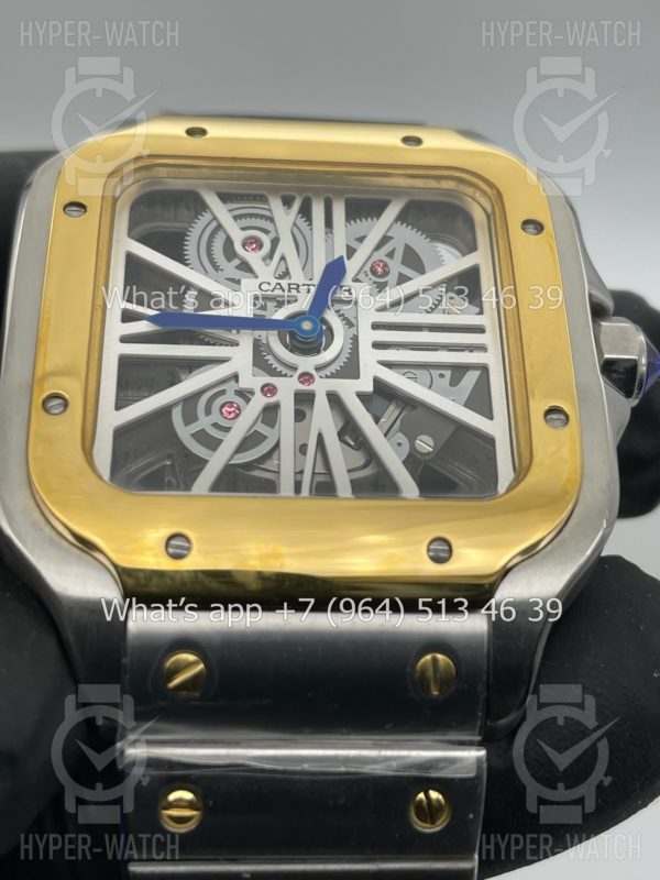 Фото 4 - Cartier Santos de Cartier Skeleton 40mm WHSA0012