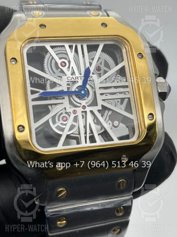 Фото 5 - Cartier Santos de Cartier Skeleton 40mm WHSA0012