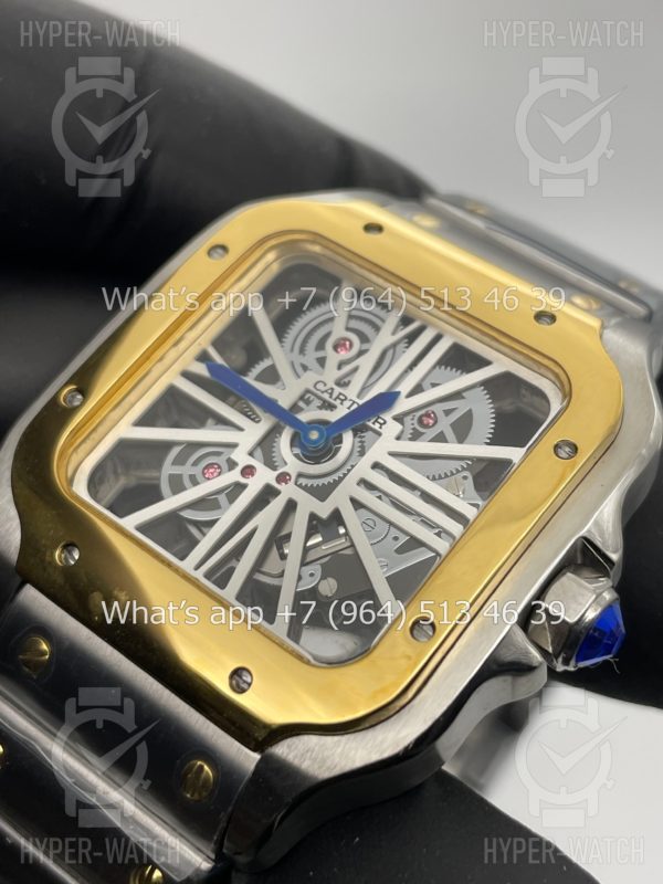 Фото 6 - Cartier Santos de Cartier Skeleton 40mm WHSA0012