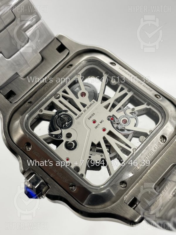 Фото 13 - Cartier Santos de Cartier Skeleton 40mm WHSA0012