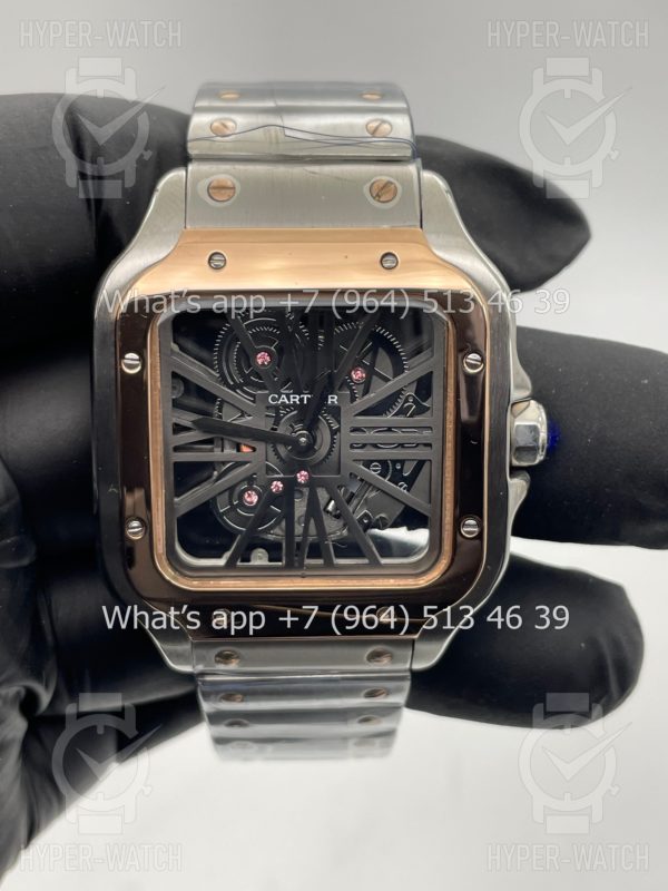 Фото 2 - Cartier Santos de Cartier Skeleton 40mm Steel