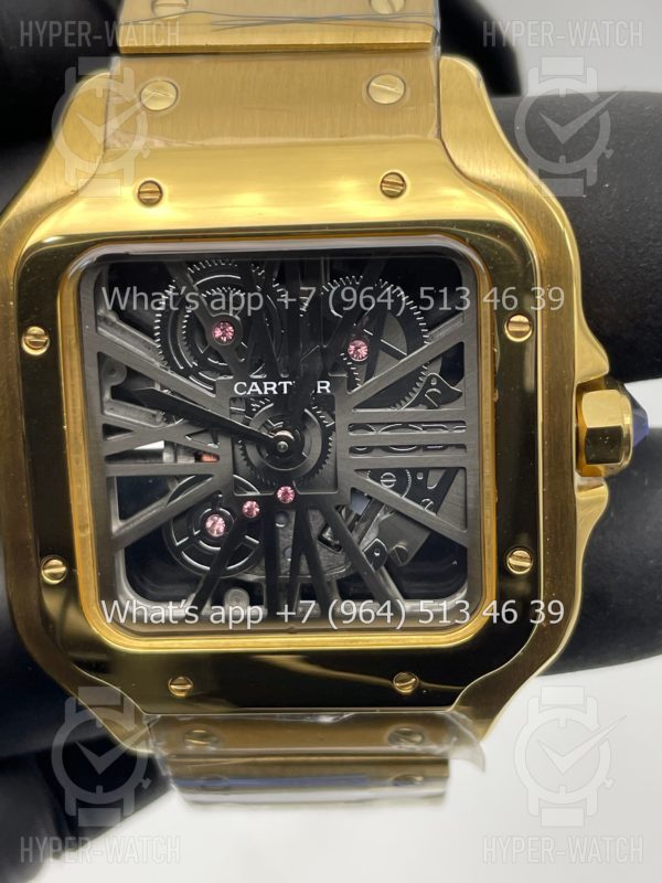 Фото 4 - Cartier Santos de Cartier Skeleton 40mm WHSA0042
