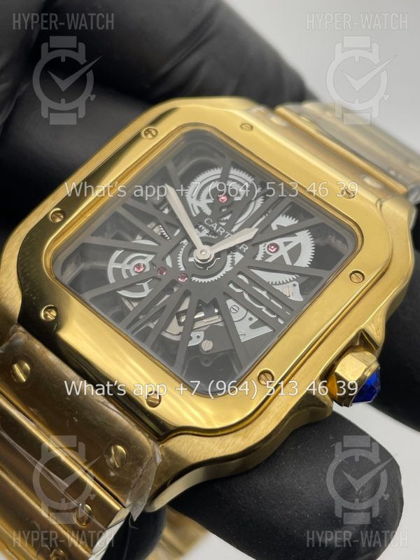 Фото 5 - Cartier Santos de Cartier Skeleton 40mm WHSA0042