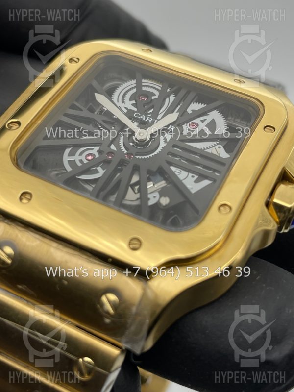 Фото 6 - Cartier Santos de Cartier Skeleton 40mm WHSA0042
