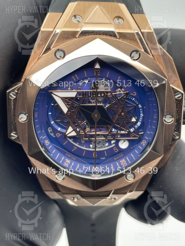Фото 4 - Hublot Big Bang Sang Bleu II 45 Blue Gold