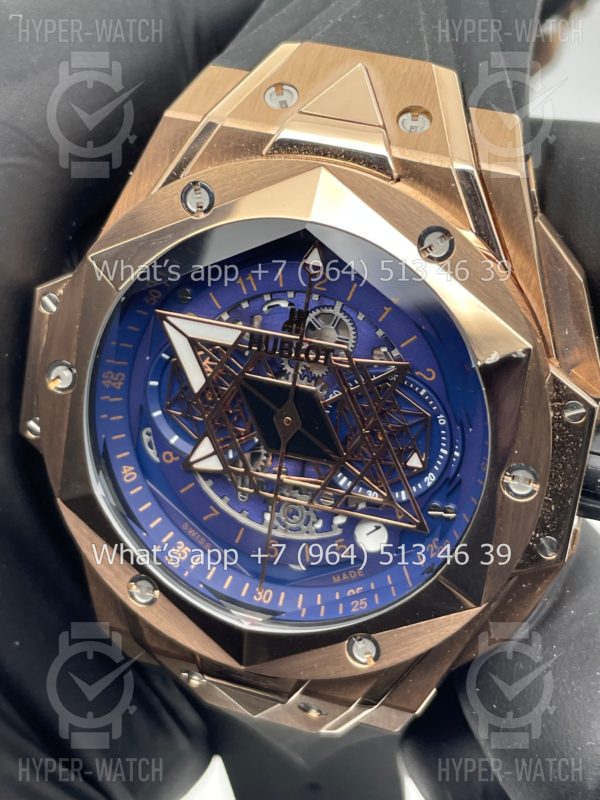 Фото 6 - Hublot Big Bang Sang Bleu II 45 Blue Gold