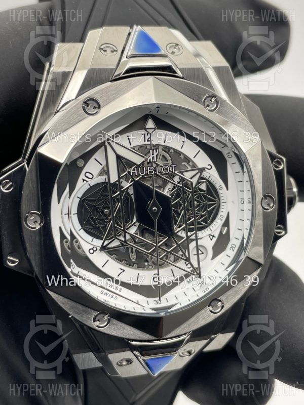 Товар Hublot Big Bang Sang Bleu II 45 Steel Фото 3 - Hublot Big Bang Sang Bleu II 45 Steel