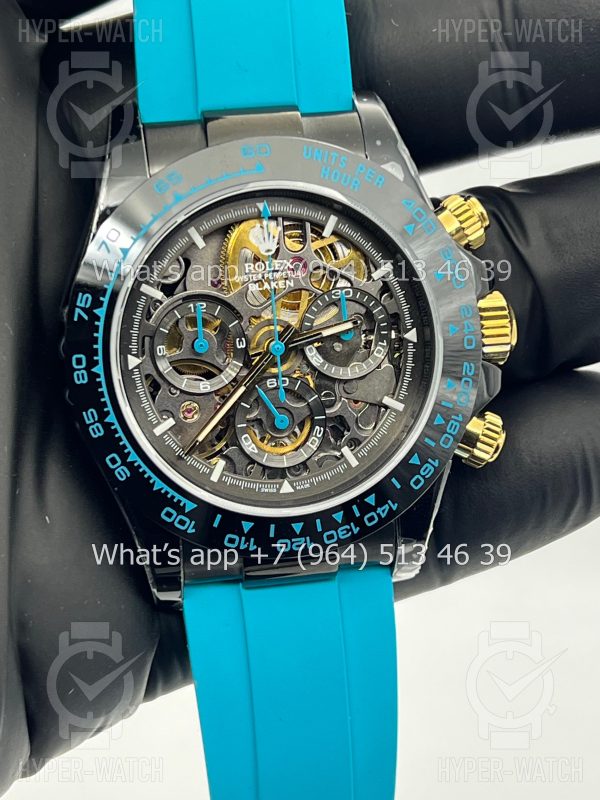 Товар Rolex Cosmograph Daytona 40mm Blaken Blue Skeleton Фото 2 - Rolex Cosmograph Daytona 40mm Blaken Blue Skeleton