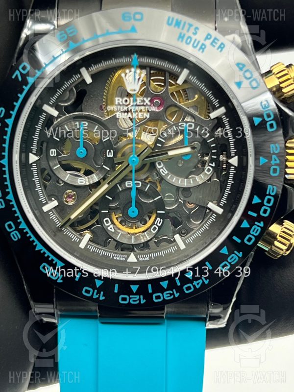Товар Rolex Cosmograph Daytona 40mm Blaken Blue Skeleton Фото 5 - Rolex Cosmograph Daytona 40mm Blaken Blue Skeleton