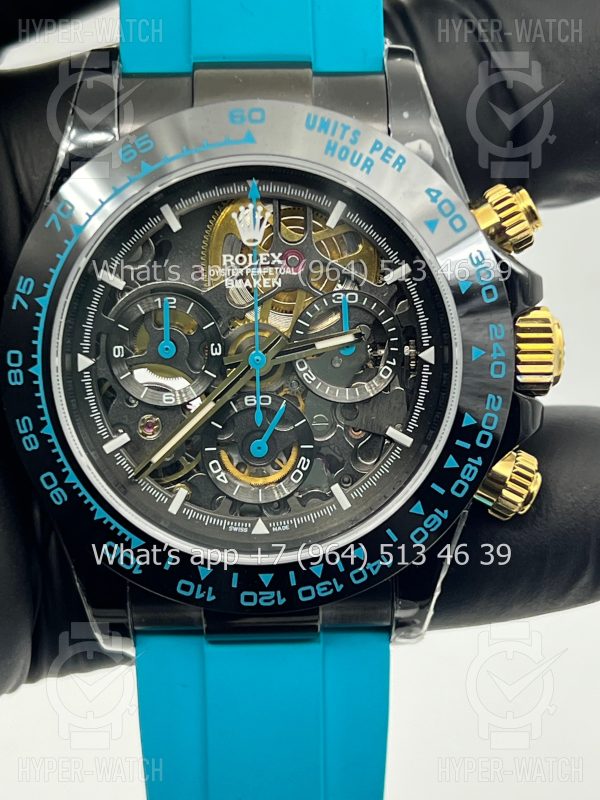 Товар Rolex Cosmograph Daytona 40mm Blaken Blue Skeleton Фото 8 - Rolex Cosmograph Daytona 40mm Blaken Blue Skeleton