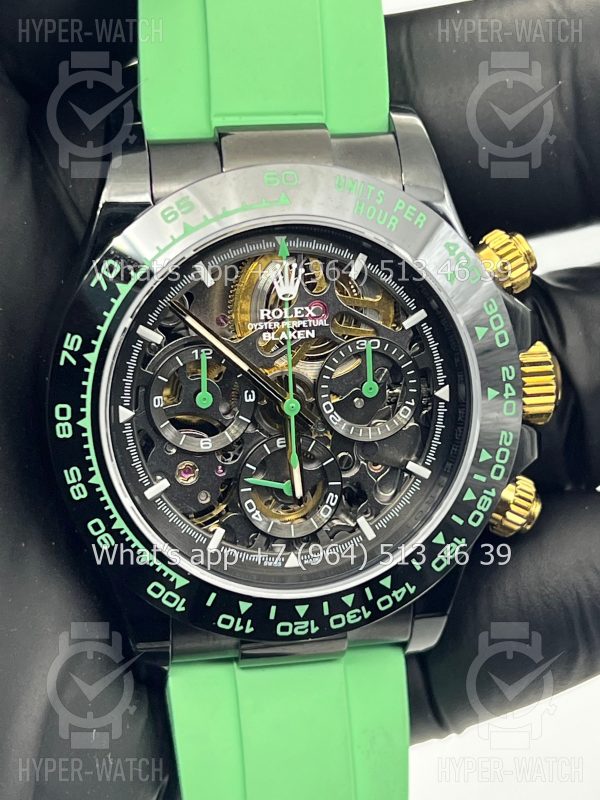 Товар Rolex Cosmograph Daytona 40mm Blaken Skeleton Green Фото 2 - Rolex Cosmograph Daytona 40mm Blaken Skeleton Green