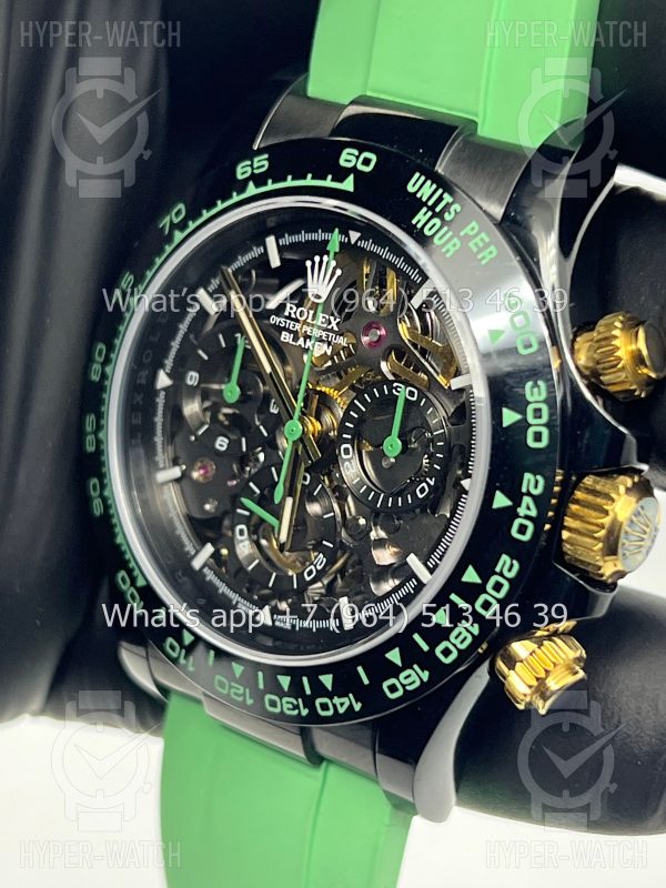 Товар Rolex Cosmograph Daytona 40mm Blaken Skeleton Green Фото 7 - Rolex Cosmograph Daytona 40mm Blaken Skeleton Green