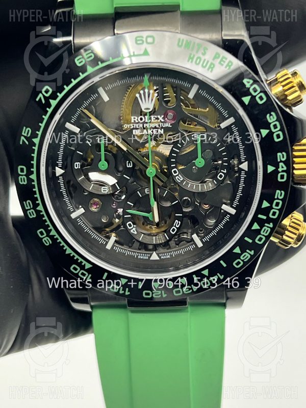 Товар Rolex Cosmograph Daytona 40mm Blaken Skeleton Green Фото 8 - Rolex Cosmograph Daytona 40mm Blaken Skeleton Green