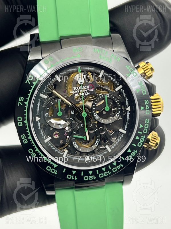 Товар Rolex Cosmograph Daytona 40mm Blaken Skeleton Green Фото 9 - Rolex Cosmograph Daytona 40mm Blaken Skeleton Green