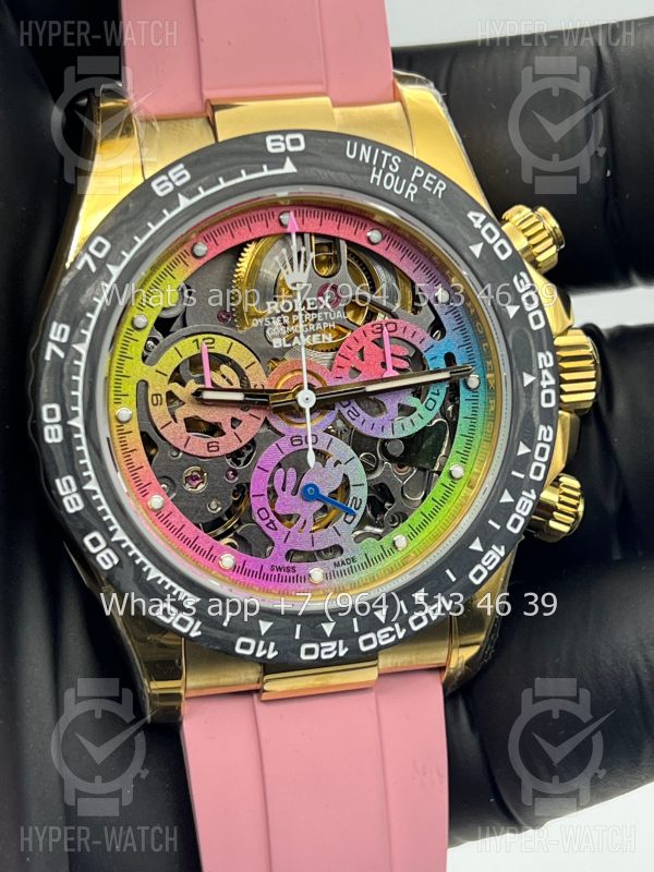 Товар Rolex Cosmograph Daytona 40mm Blaken Skeleton Pink Фото 2 - Rolex Cosmograph Daytona 40mm Blaken Skeleton Pink