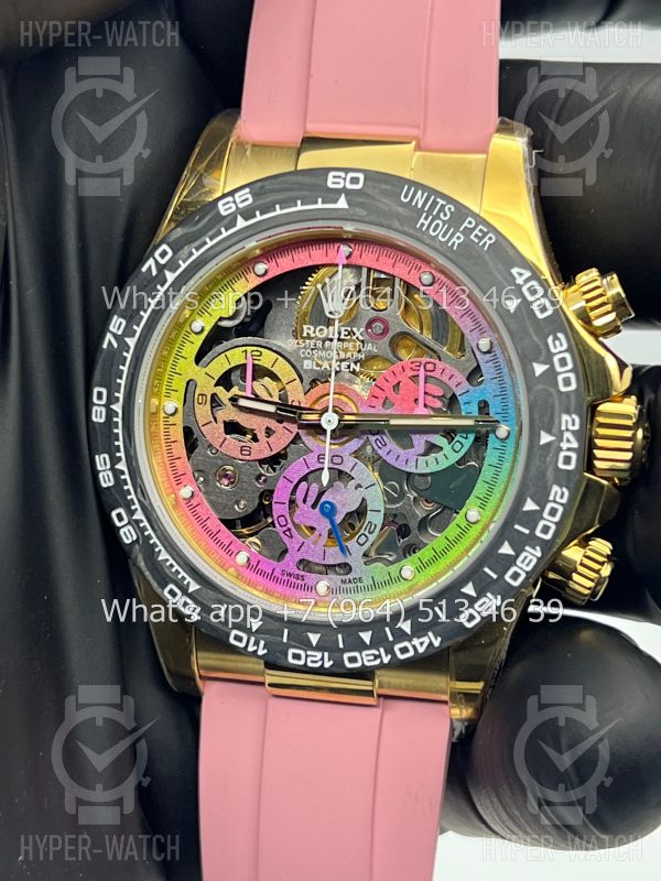 Товар Rolex Cosmograph Daytona 40mm Blaken Skeleton Pink Фото 5 - Rolex Cosmograph Daytona 40mm Blaken Skeleton Pink