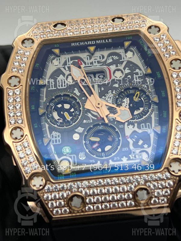 Фото 5 - Richard Mille RM 011-03 Diamond Gold