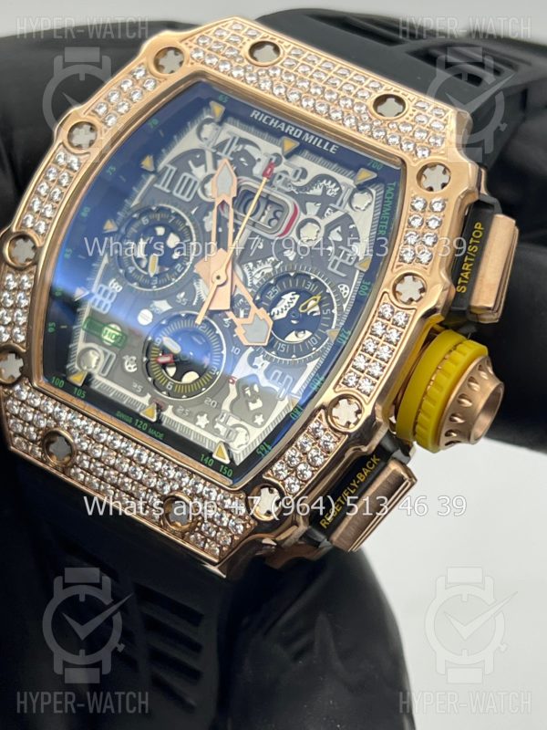 Фото 7 - Richard Mille RM 011-03 Diamond Gold