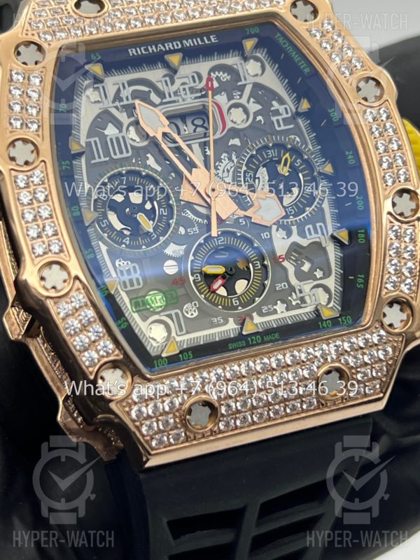 Фото 9 - Richard Mille RM 011-03 Diamond Gold